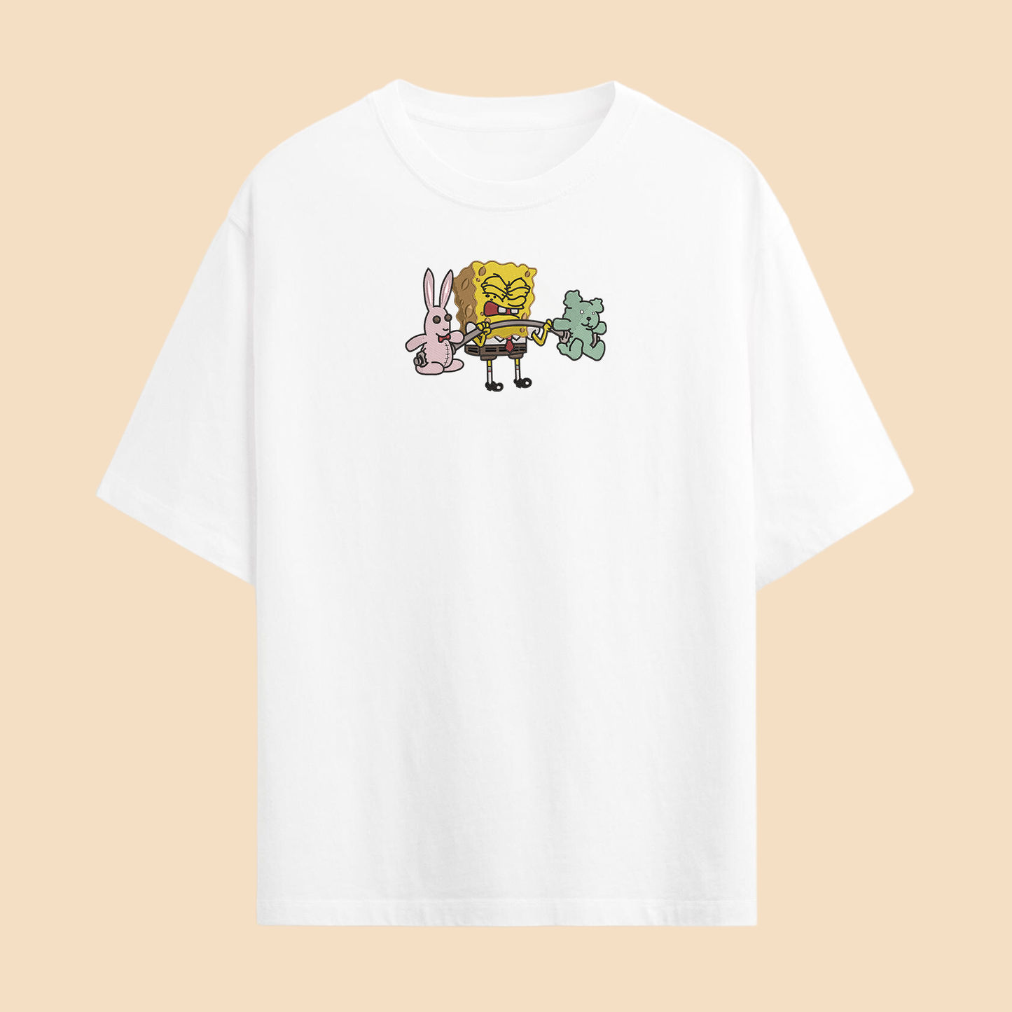 Camiseta Bob Esponja treinando