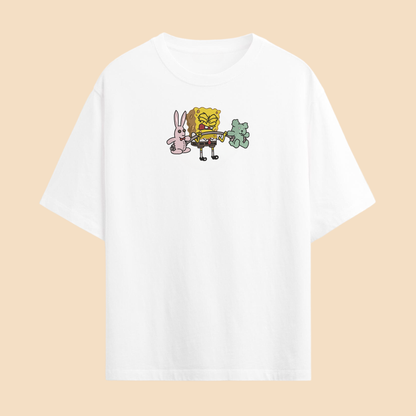 Camiseta Bob Esponja treinando