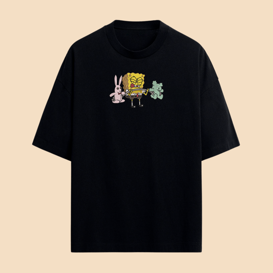Camiseta Bob Esponja treinando