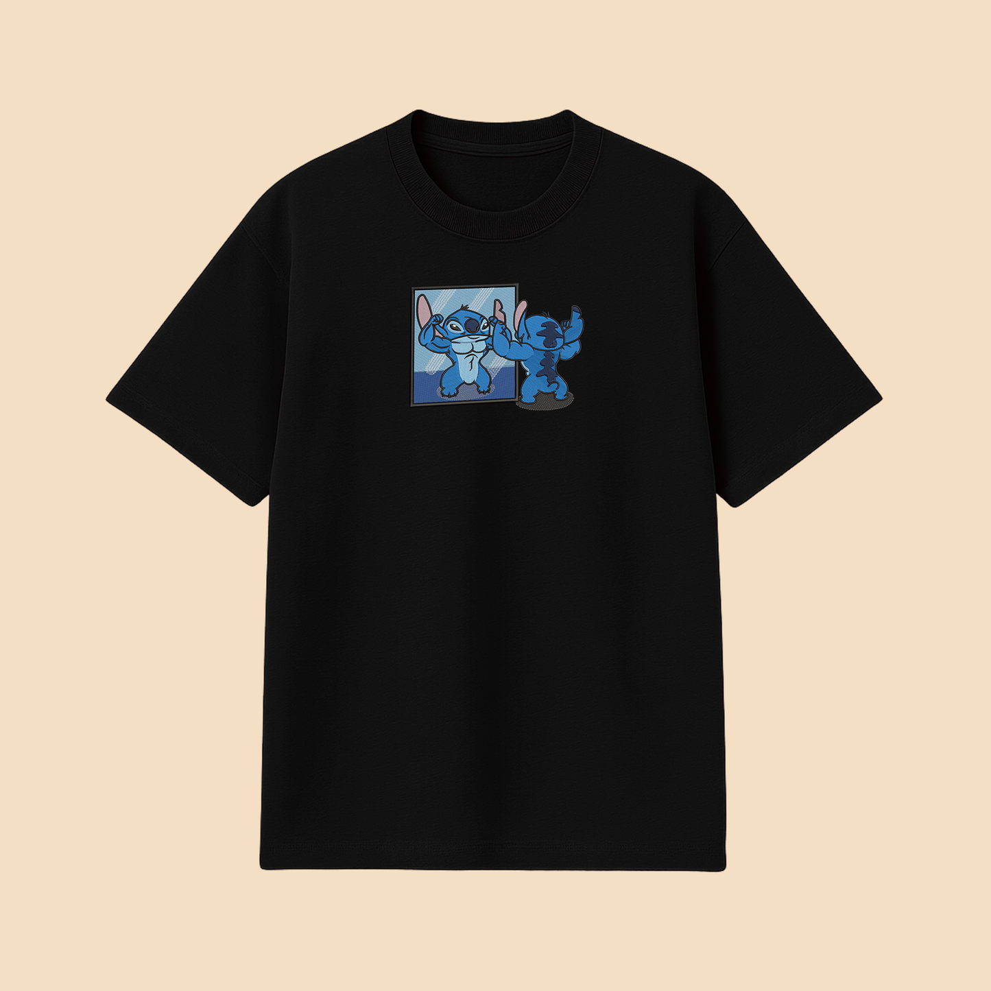 Camiseta Stitch Bodybuilder