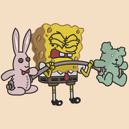 Camiseta Bob Esponja treinando